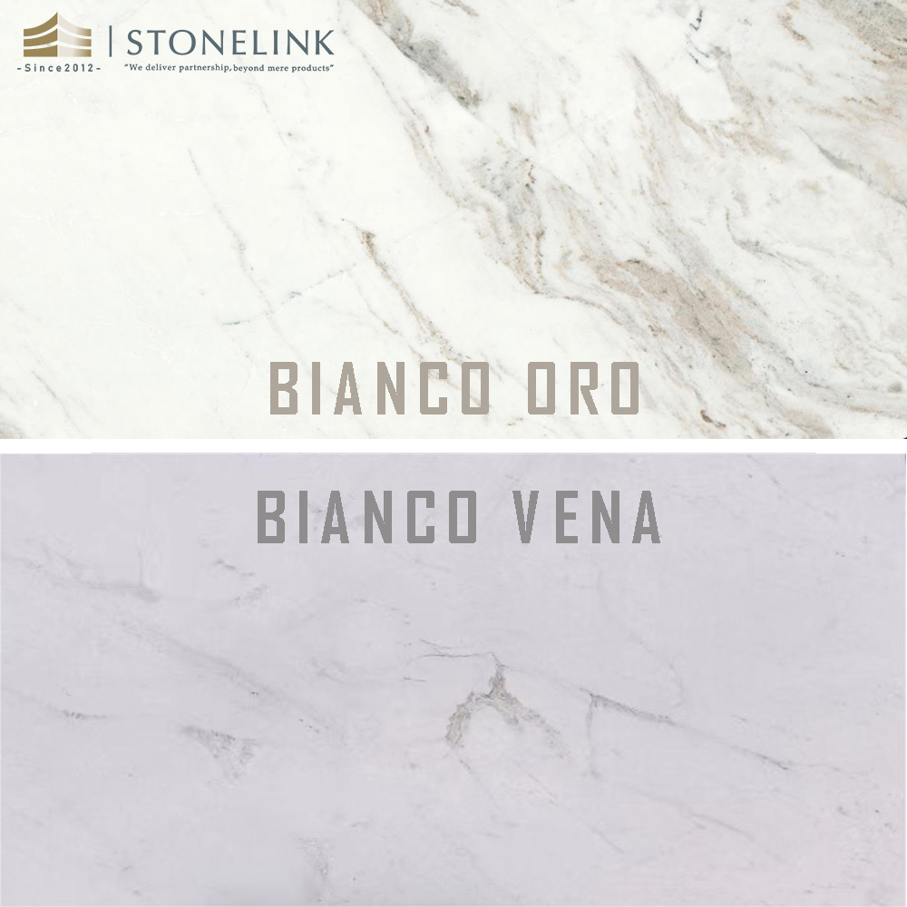 Bianco Oro Bianco Vena Marmorserie