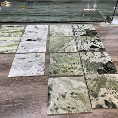 Raggio Verde marble tile