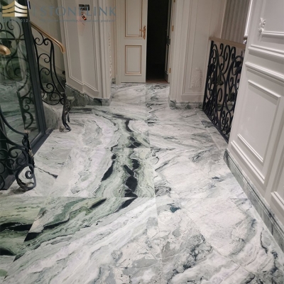 Raggio Verde marble tile