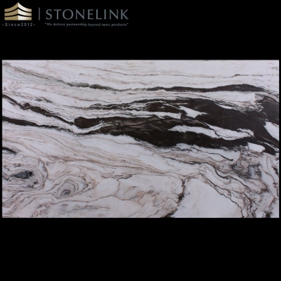 Calacatta black marble slab