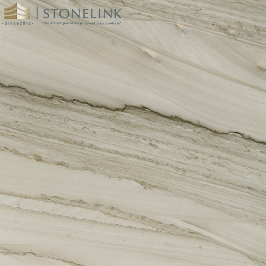 Polaris White quartzite slab