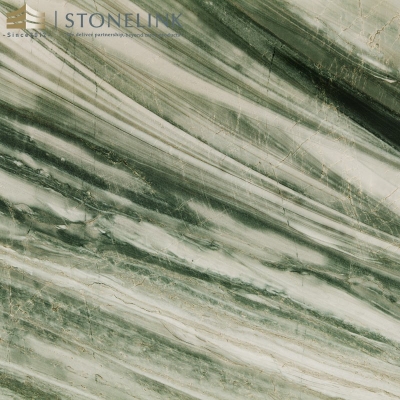 Polaris Green quartzite slab