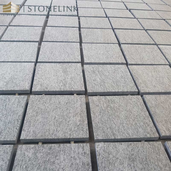 Verde Springbok green granite honed stone pavers