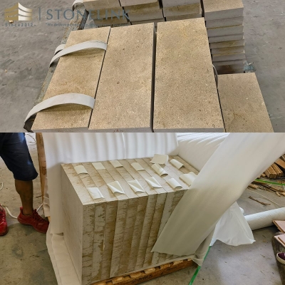 German sandstone cut to size tiles