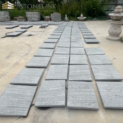 Cloudy Grey granite cut to size tile