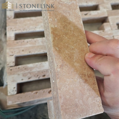 Iran beige travertine cross cut stone tiles